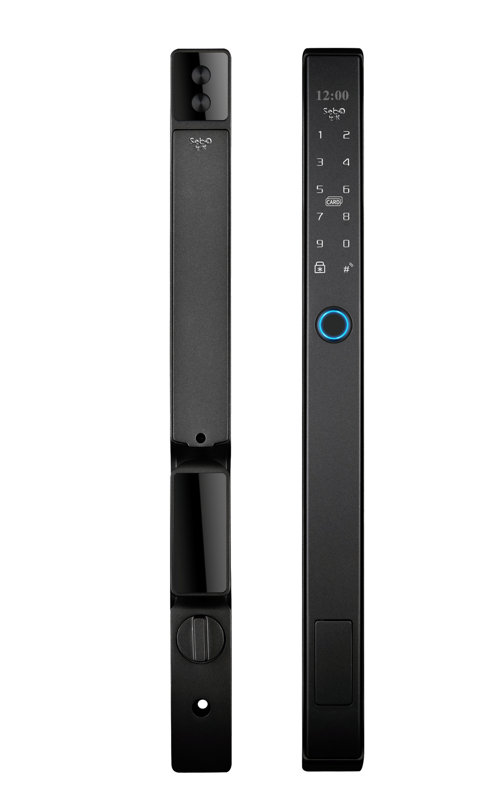 กลอนประตูสมาร์ทดิจิตอลล็อค แบบมือจับ SebO JIDOOR A5 MAX